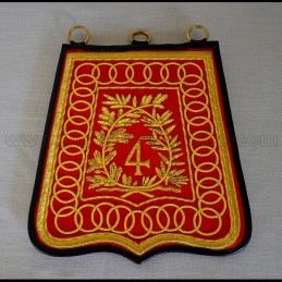 Sabretache officier du 4ème Hussard N1er