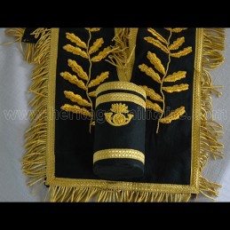 Baudrier porte drapeau de tambour major Empire N1er