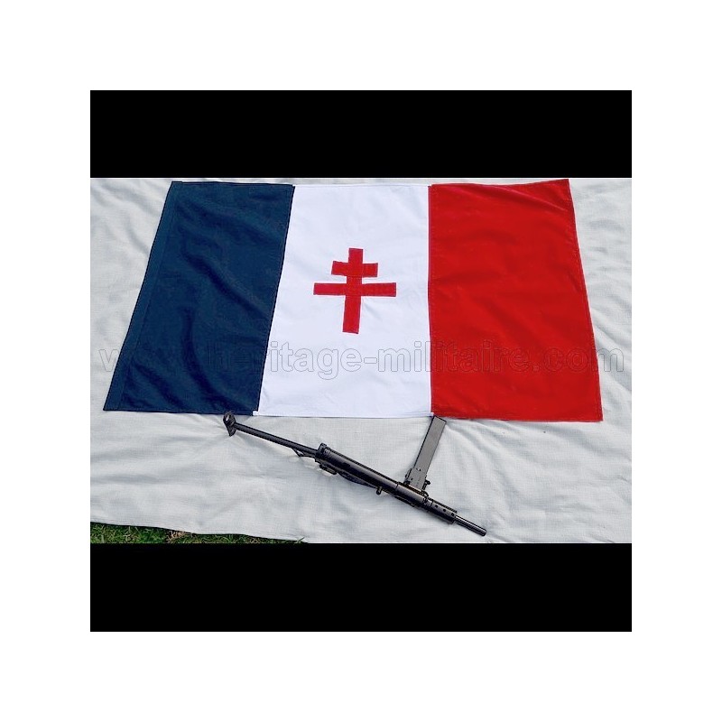 Drapeau de la France libre 1940 - 1943 150cm x 90cm COTON