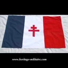 Drapeau de la France libre 1940 - 1943 150cm x 90cm COTON