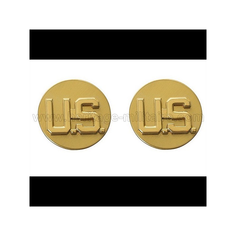 Insignes de col soldat "Branch of service" US  WWII