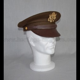 Casquette d'officier US OD green WWII