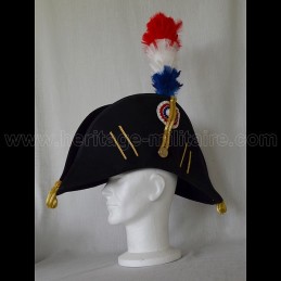 Bicorne officier révolution France "full equipment".