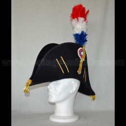 Bicorne Officier supérieur Français "tout équipé"