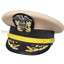 Casquette officier Capitaine /Commandant USN tenue d'hiver WWII