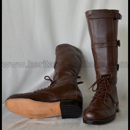 US Mod 1900 Military Cavalry Boots "Brown"