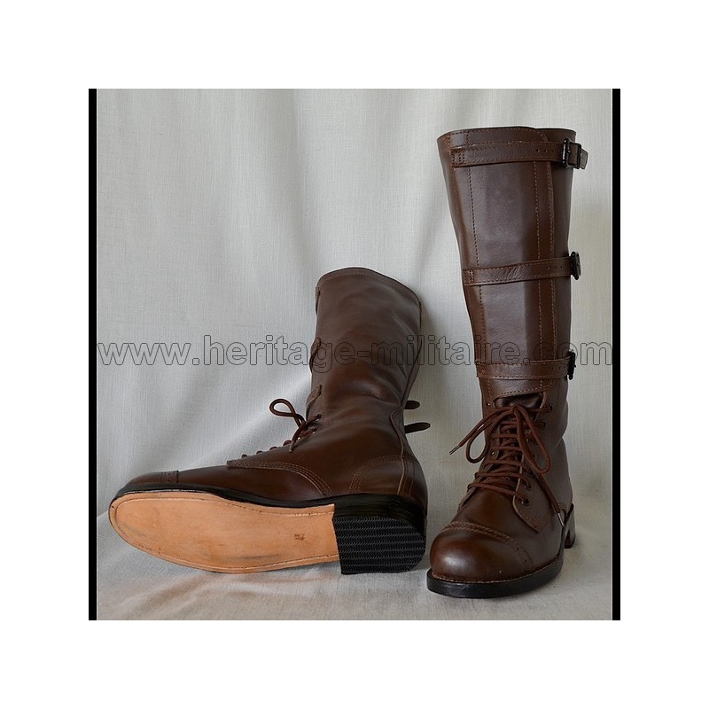 Botte de cavalerie militaire US mod 1940 "Marron"