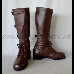 Botte de cavalerie militaire US mod 1900 "Marron"