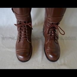 US Mod 1900 Military Cavalry Boots "Brown"