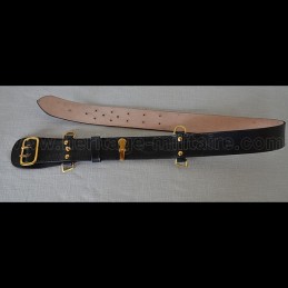 Belt set black WWI WWII