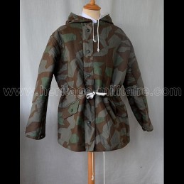 Parka Splinter Camo Reversible Allemand WWII