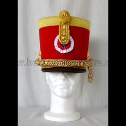 Shako Officier 4ème Hussard Chef d’escadron Napoléon 1er