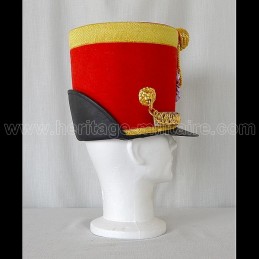 Shako Officier 4ème Hussard Chef d’escadron Napoléon 1er