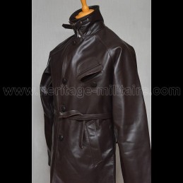 WWII French fighter pilot leather jacket