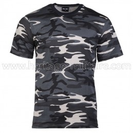 Tee-shirt 100% coton dark camo