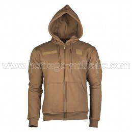 Tactical hoodie dark coyote