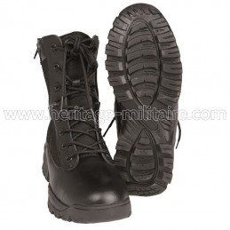 Tactical boots 2 zips black