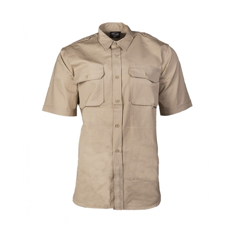 Mil-Tec Mens Long Sleeve Shirt Army Uniform Tactical Ripstop Cotton Top CCE Camo 