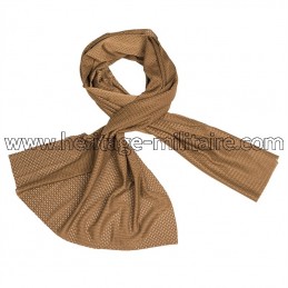 Mesh scarf dark coyote