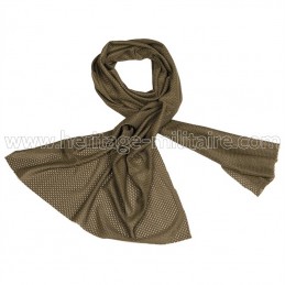 Mesh scarf OD green