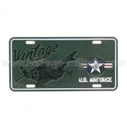 License plate US Air Force