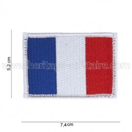 Patch French flag with velcro