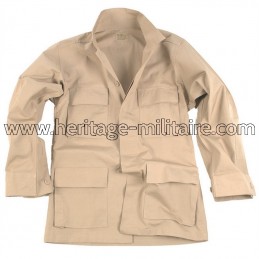 Veste US BDU ripstop sable