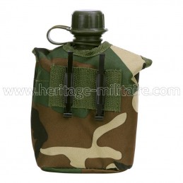 Plastic canteen 1L with...