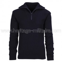 Troyer sweater wool navy blue