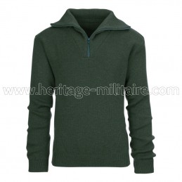 Troyer sweater wool OD green