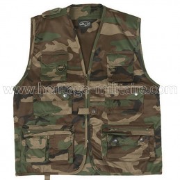 Gilet multipoches woodland