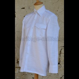 Chemise militaire blanche...