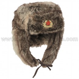 Chapka Russian hat brown