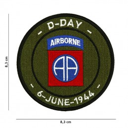 Patch "D-DAY 82nd Airborne"...