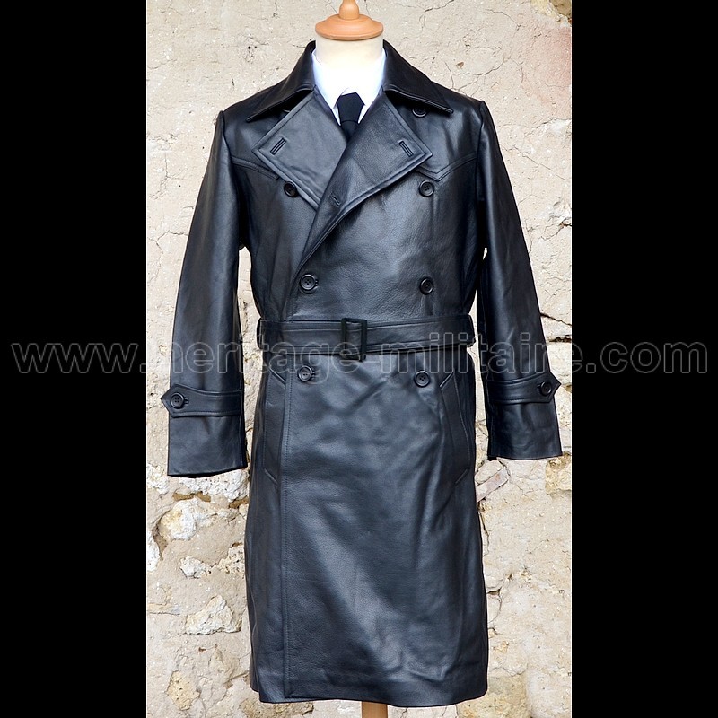 manteau cuir allemand ww2