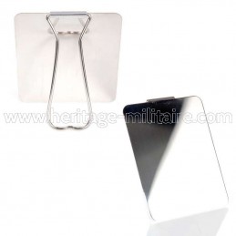 Miroir pliable en métal