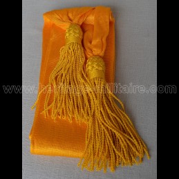 Officier sash  yellow silk