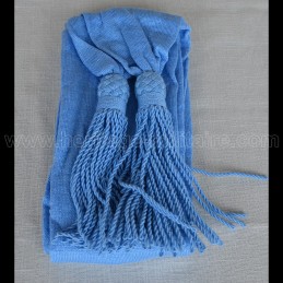 Écharpe en laine bleu ciel