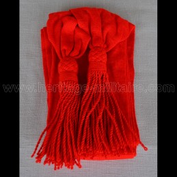 Wool sash red