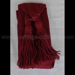 Wool sash crimson