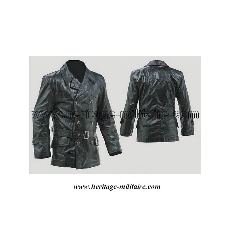 Prussian leather jacket pilot WWI