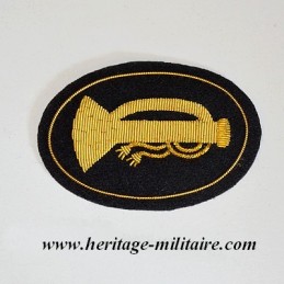 Bugle embroidered officer...