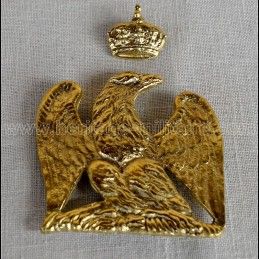 Brass eagle and crown for...