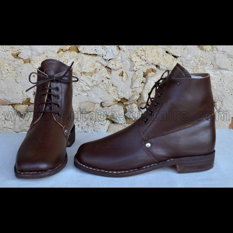 Leather Gaiters French army WWI