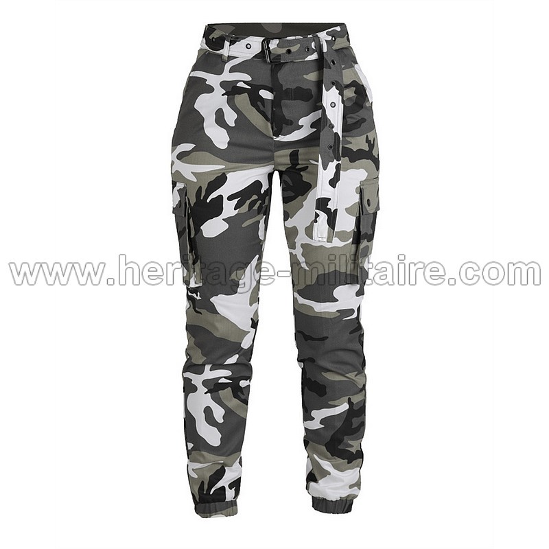 Women's High Waist Pocket Cargo Trousers Outdoor Army Green - Walmart.com