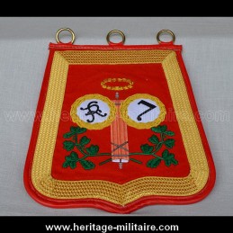 Sabretache officier 7ème...