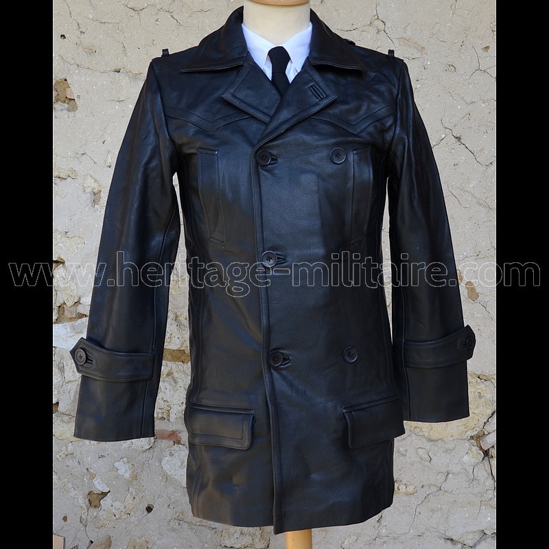 manteau cuir allemand ww2