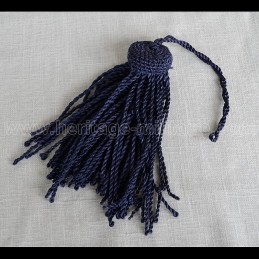 Pompon de zouave bleu marine