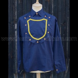 Shirts with bib Navy blue...