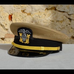 Officer's Cap USN "Chino" WWII